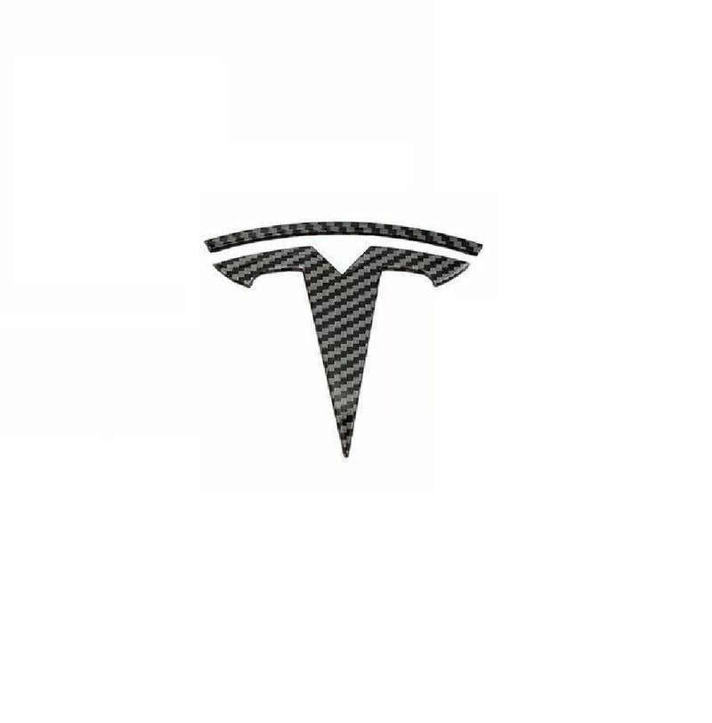 Model 3  Y Badge Emblem  Front Hood Frunk Replacement Logo for Tesla Model 3 and Y 3D ABS Emblem Carbon Fiber